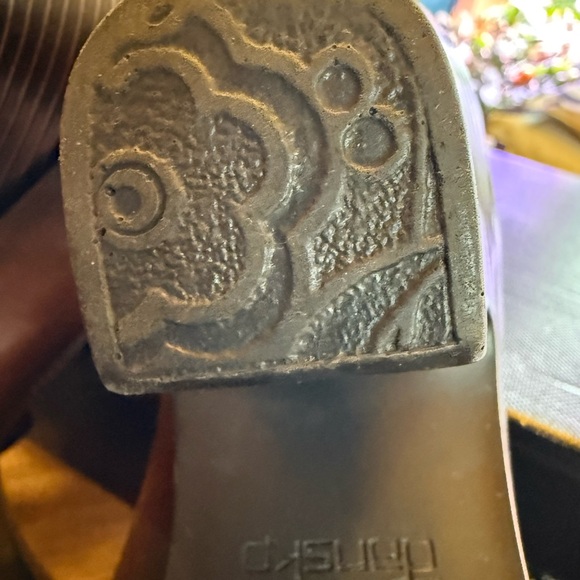 Dansko Brown Leather "Beth" Mules Clogs Shoes Size 37 EU or Size 7 US 7.5 - Picture 9 of 13